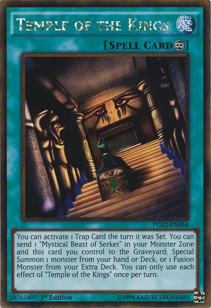 Temple of the Kings [PGL2-EN056] Gold Rare 