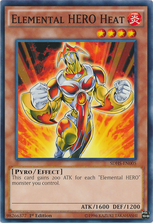 Elemental Hero Heat [SDHS-EN005] Common 