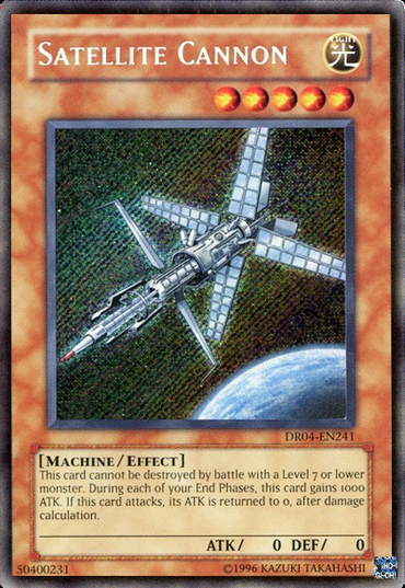 Satellite Cannon [DR04-EN241] Secret Rare 