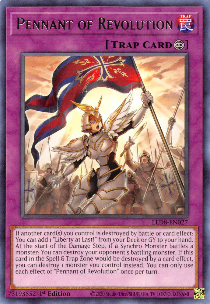 Pennant of Revolution [LED8-EN027] Rare 