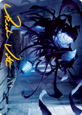 Spectral Adversary Art Card (Gold-Stamped Signature) [Innistrad: Midnight Hunt Art Series] 