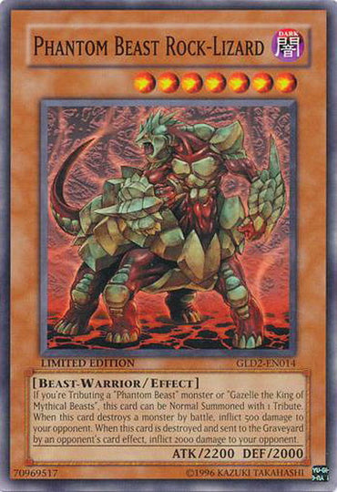 Phantom Beast Rock-Lizard [GLD2-EN014] Common 