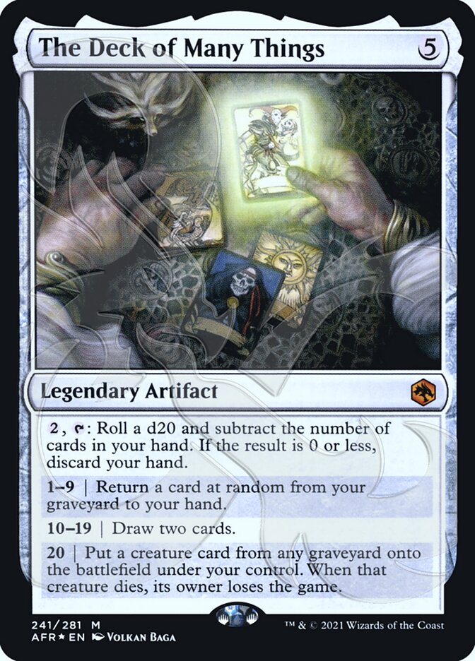The Deck of Many Things (Ampersand Promo) [Dungeons &amp; Dragons: Adventures in the Forgotten Realms Promos] 