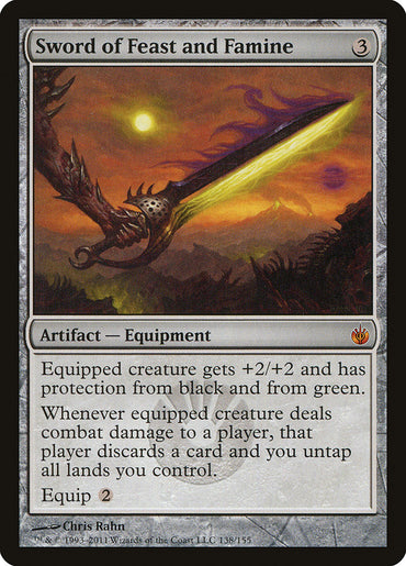 Sword of Feast and Famine [Mirrodin Besieged] 