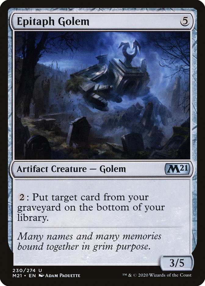 Epitaph Golem [Core Set 2021] 