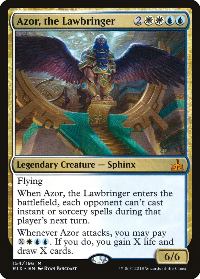 Azor, the Lawbringer [Rivals of Ixalan] 