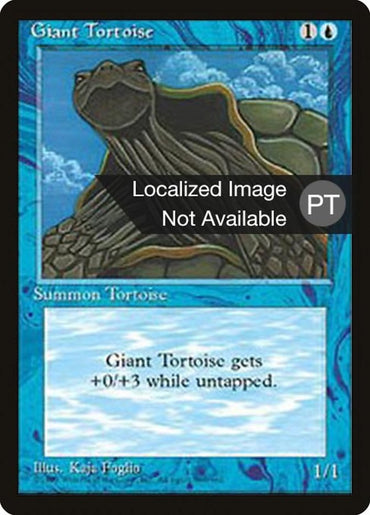 Giant Tortoise [Fourth Edition (Foreign Black Border)] 