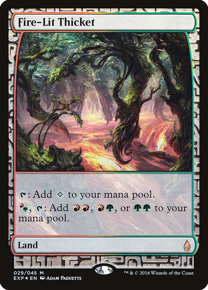 Fire-Lit Thicket [Zendikar Expeditions] 