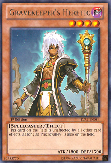 Gravekeeper's Heretic [LVAL-EN084] Rare 
