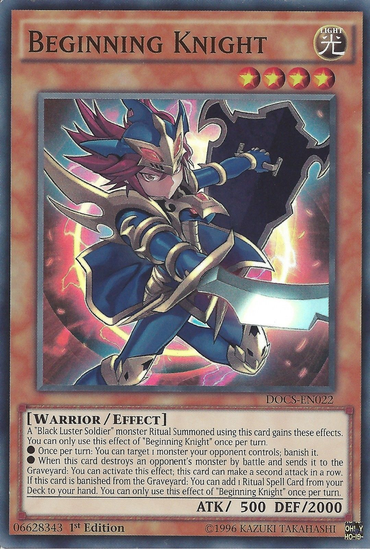 Beginning Knight [DOCS-EN022] Super Rare 