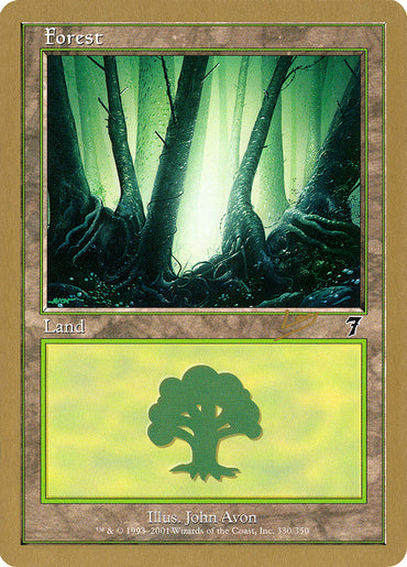 Forest (rl330) (Raphael Levy) [World Championship Decks 2002] 