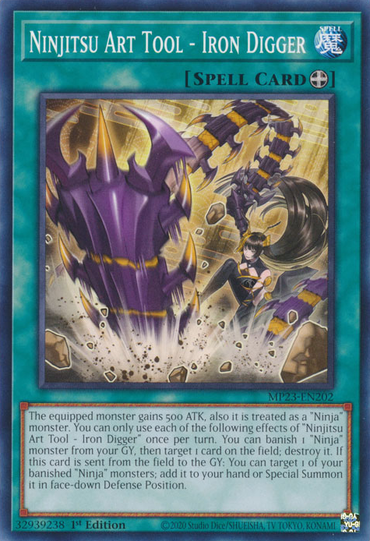 Ninjitsu Art Tool - Iron Digger [MP23-EN202] Common 