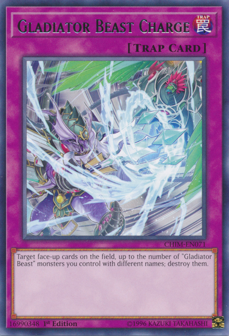Gladiator Beast Charge [CHIM-EN071] Rare 