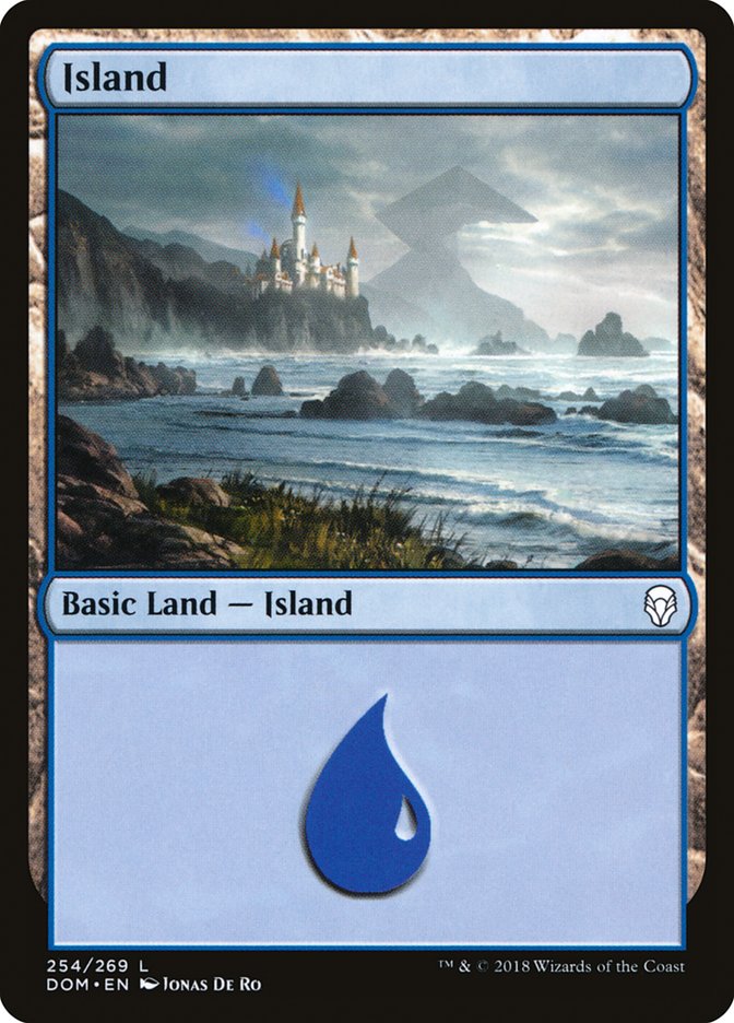 Island (254) [Dominaria] 