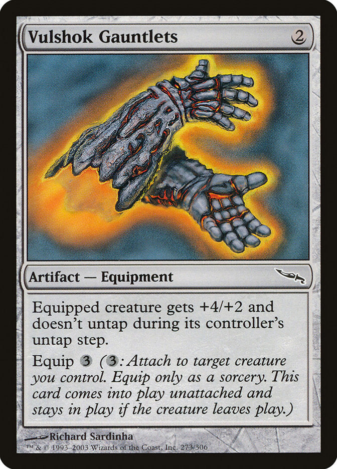 Vulshok Gauntlets [Mirrodin] 