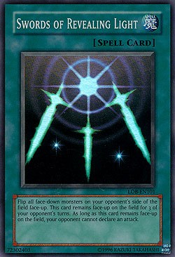 Swords of Revealing Light [LOB-EN101] Super Rare 