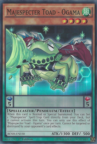 Majespecter Toad - Ogama [BOSH-EN030] Super Rare 