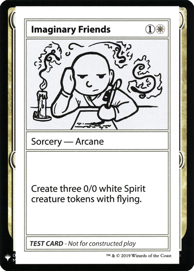 Imaginary Friends [Mystery Booster Playtest Cards] 