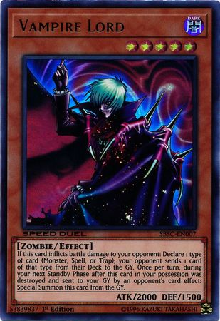 Vampire Lord [SBSC-EN007] Ultra Rare 