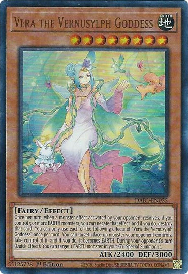 Vera the Vernusylph Goddess [DABL-EN025] Ultra Rare 