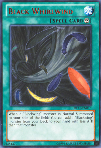 Black Whirlwind (Red) [DL15-EN015] Rare 