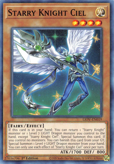 Starry Knight Ciel [LIOV-EN019] Common 