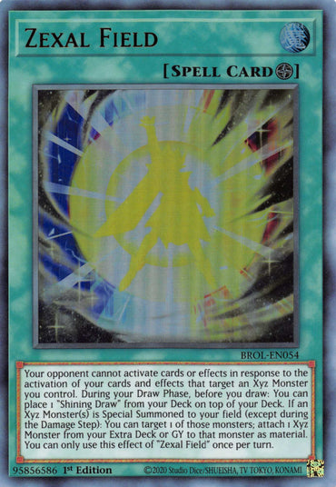 Zexal Field [BROL-EN054] Ultra Rare 
