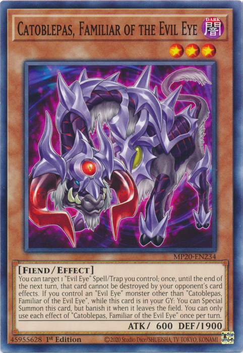 Catoblepas, Familiar of the Evil Eye [MP20-EN234] Common 