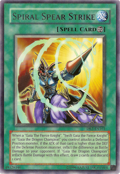 Spiral Spear Strike [DR3-EN163] Rare 