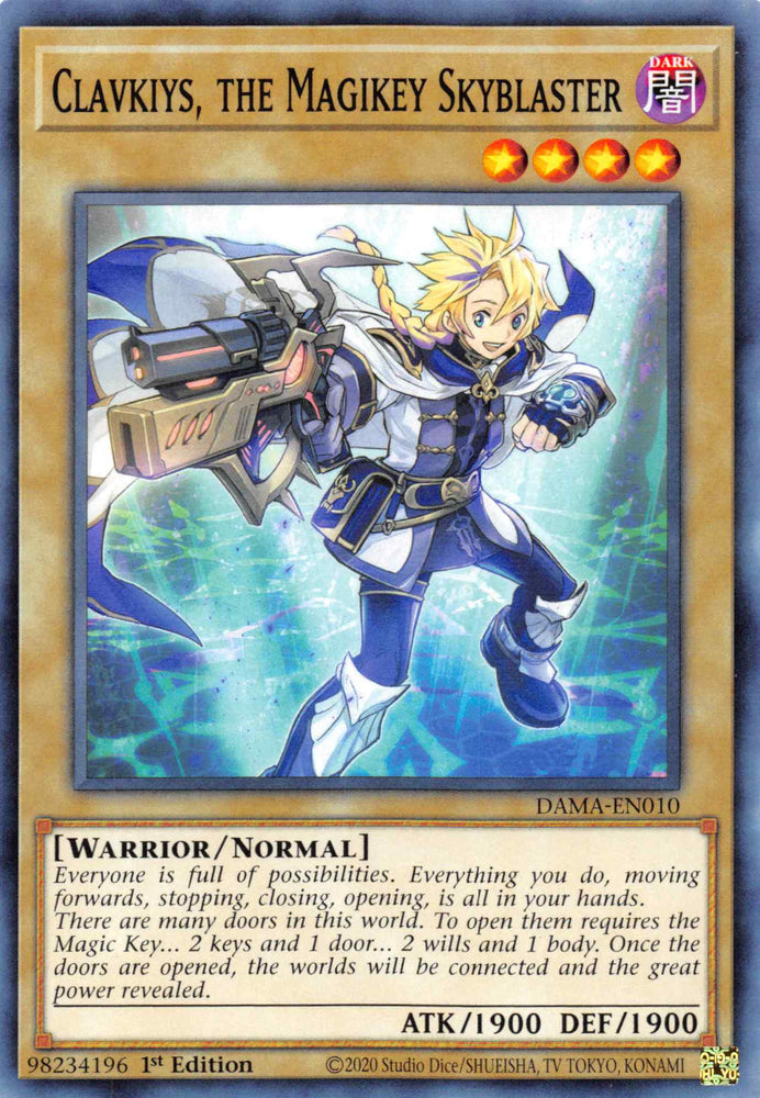 Clavkiys, the Magikey Skyblaster [DAMA-EN010] Common 