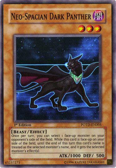 Neo-Spacian Dark Panther [POTD-EN005] Super Rare 