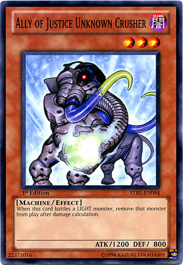 Ally of Justice Unknown Crusher [STBL-EN094] Common 