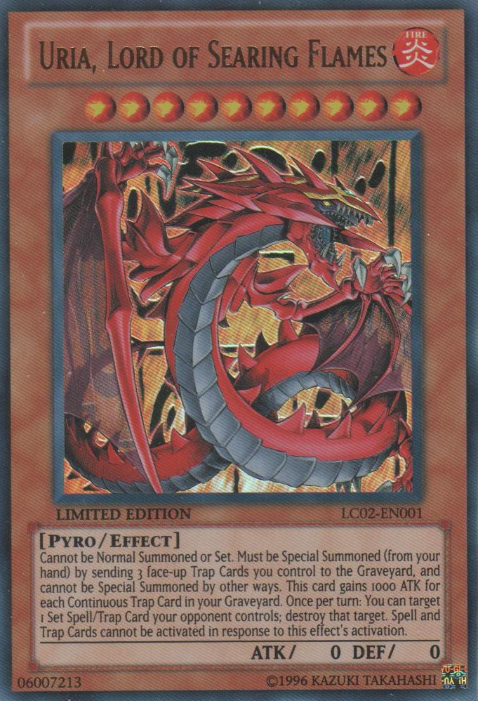 Uria, Lord of Searing Flames [LC02-EN001] Ultra Rare 