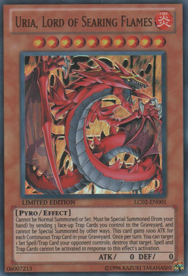 Uria, Lord of Searing Flames [LC02-EN001] Ultra Rare 