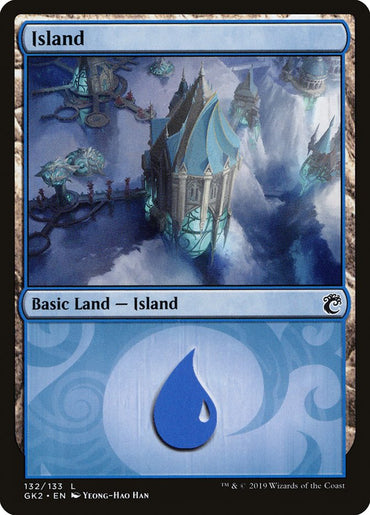 Island (132) [Ravnica Allegiance Guild Kit] 