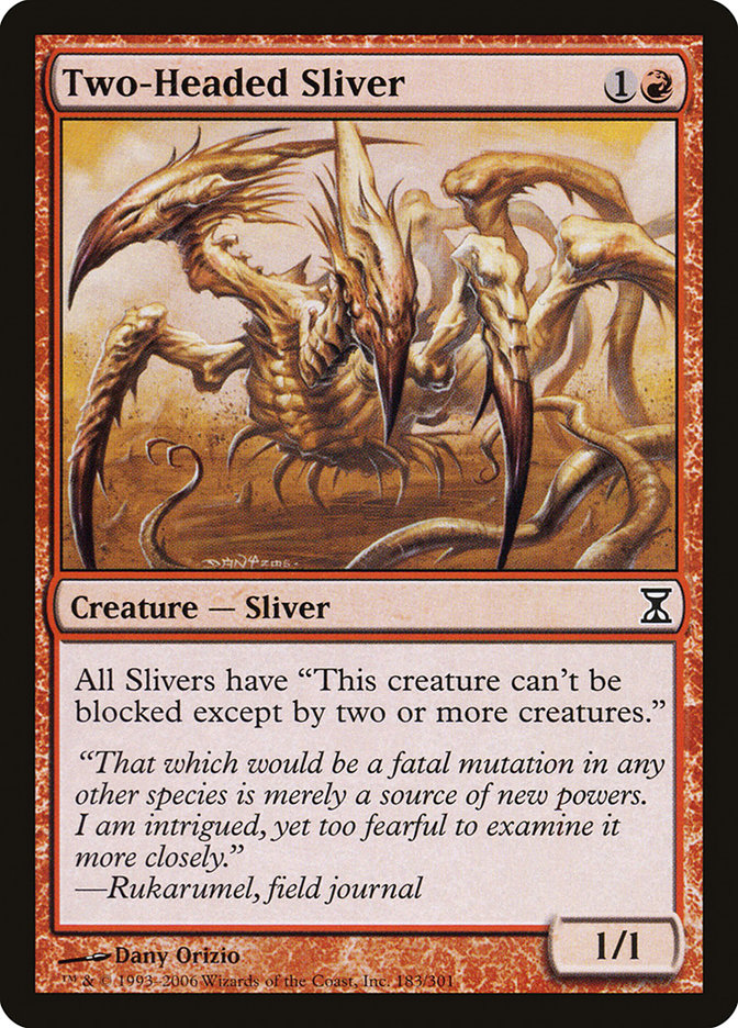 Two-Headed Sliver [Time Spiral] 