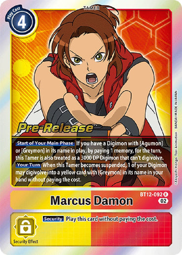 Marcus Damon [BT12-092] [Across Time Pre-Release Cards] 