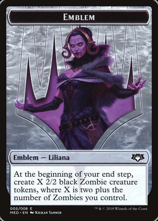 Liliana, the Last Hope Emblem [Mythic Edition Tokens] 