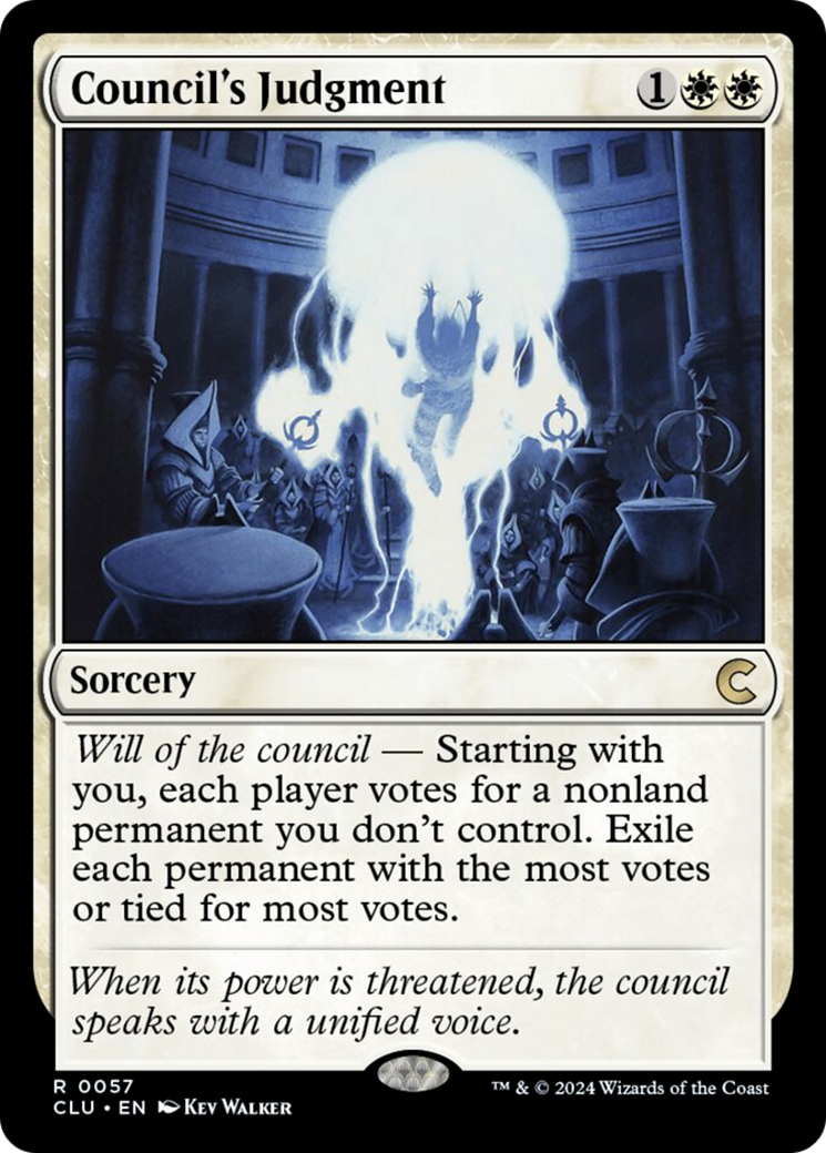 Council's Judgment [Ravnica: Clue Edition] 