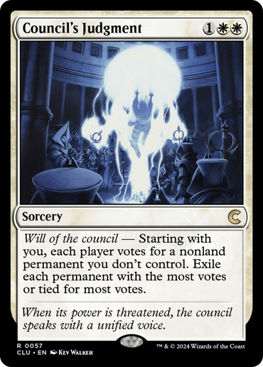 Council's Judgment [Ravnica: Clue Edition] 