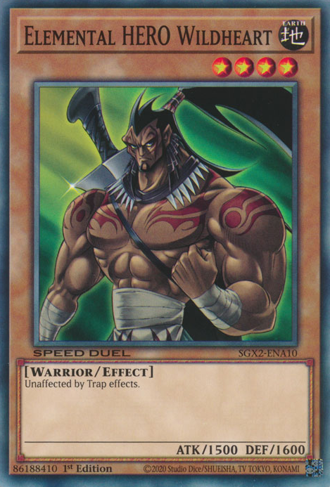 Elemental HERO Wildheart [SGX2-ENA10] Common 