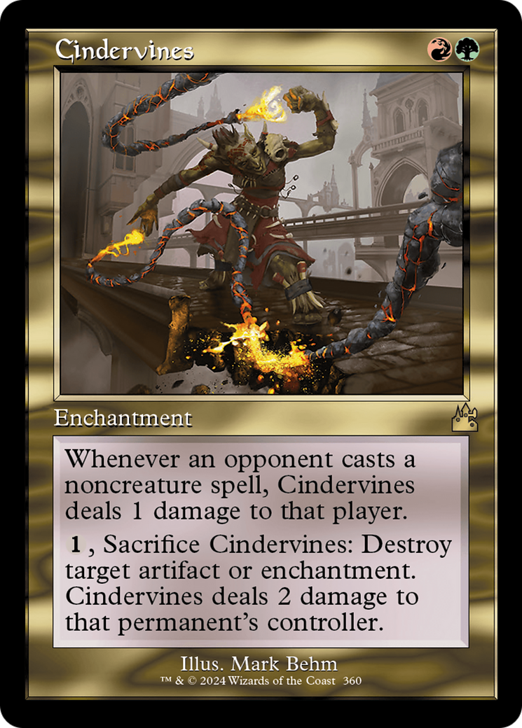 Cindervines (Retro Frame) [Ravnica Remastered] 