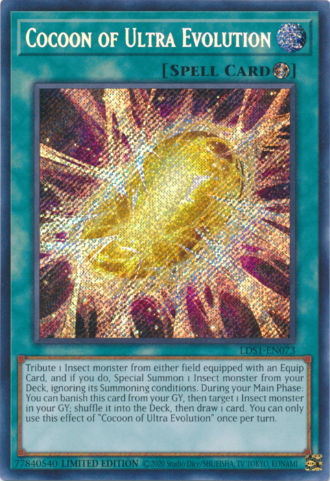 Cocoon of Ultra Evolution [LDS1-EN073] Secret Rare 