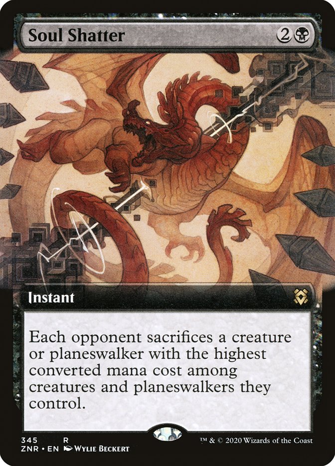 Soul Shatter (Extended Art) [Zendikar Rising] 