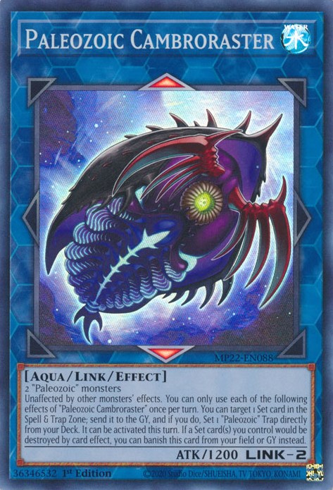 Paleozoic Cambroraster [MP22-EN088] Super Rare 