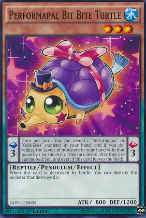 Performapal Bit Bite Turtle [BOSH-EN005] Common 