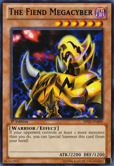 The Fiend Megacyber [BP02-EN009] Mosaic Rare 