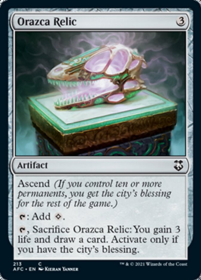 Orazca Relic [Dungeons & Dragons: Adventures in the Forgotten Realms Commander]