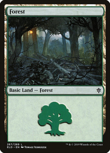 Forest (267) [Throne of Eldraine] 