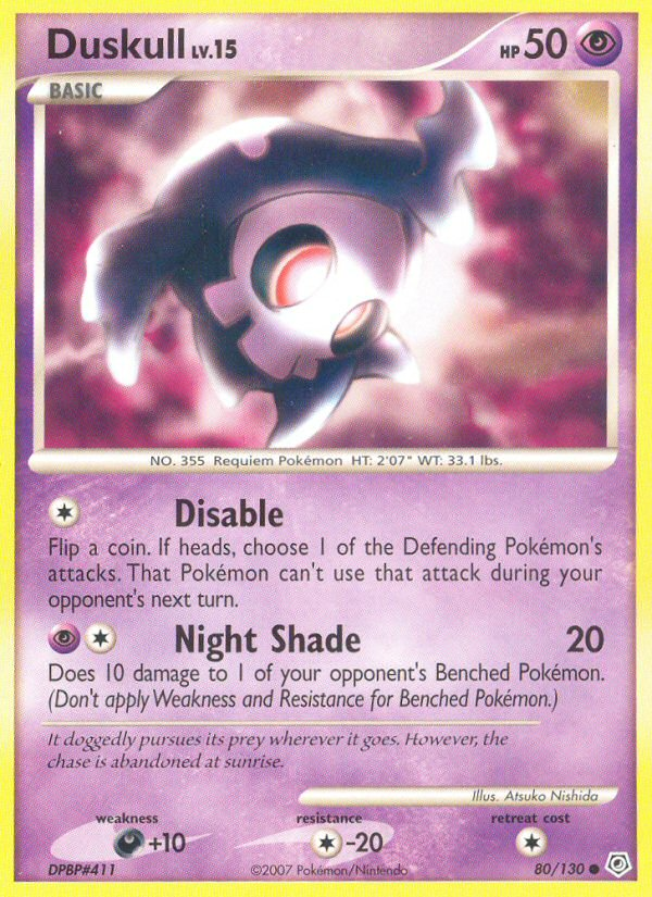 Duskull (80/130) [Diamond &amp; Pearl: Base Set] 